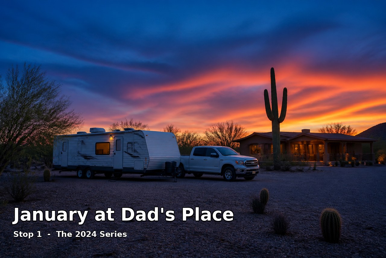 January at Dad's Place: A Month of Family, Sunsets, and the Three Boys Together