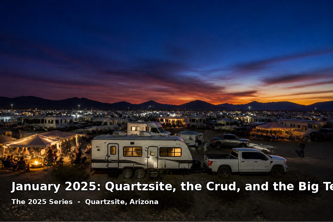 January 2025: Quartzsite, the Crud, and the Big Tent