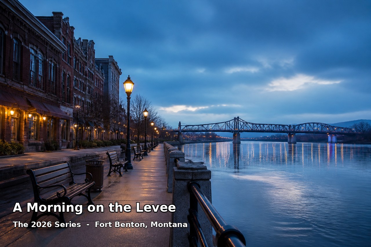 A Morning on the Levee: Fort Benton, Montana
